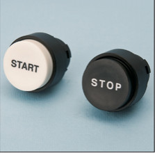 Кнопка без подсветки Plastic Start-Stop/On-Off