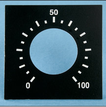 Potentiometer legend plate