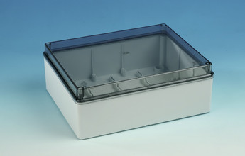 Boxes with transparent screw lid